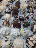 Trufas cubiertas de chocolate