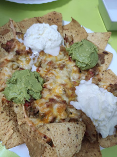 Una foto de Nachos con carne picada