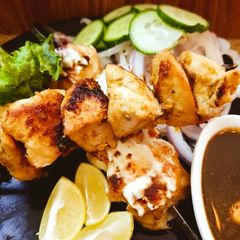 A picture of Malai Boti.