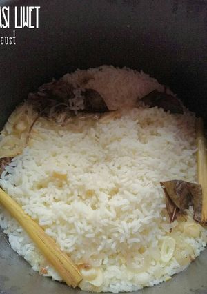 Foto resep Nasi Liwet Ricecooker