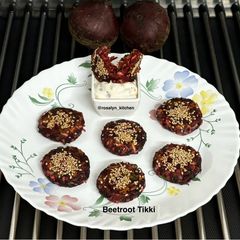 Rich in Antioxidant - Beetroot Tikki A picture of Rich in Antioxidant - Beetroot Tikki.