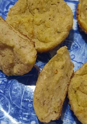 Una foto de Tortitas con avena, huevos, queso etc