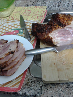 Una foto de Paleta de cerdo al horno