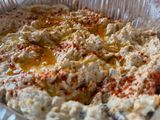 Χούμους με μελιτζάνες - hummus ganouj