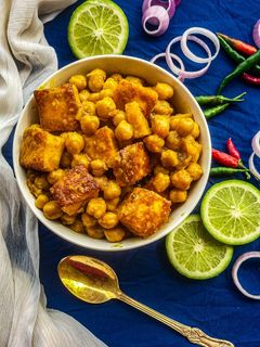 চানা পনির মশলা(chana paneer masala recipe in Bengali) রেসিপির প্রধান ছবি