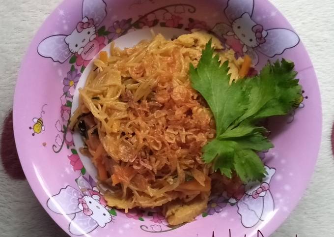 Resep Bihun Goreng Simpel Oleh Nunk Aisyah - Cookpad