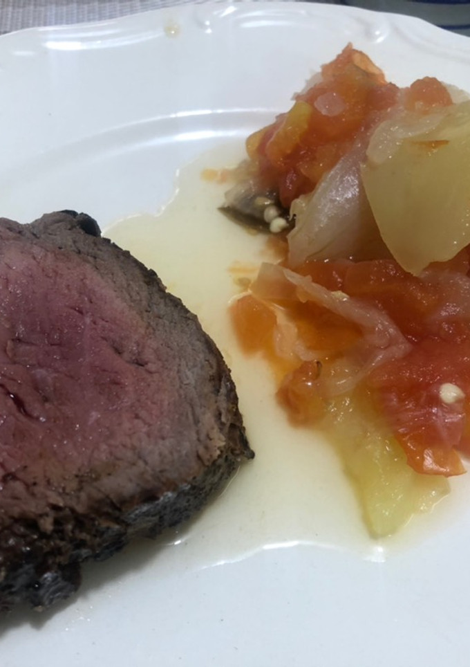 Una foto de Filete de res a la plancha