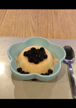 A picture of Bubble Tea Panna Cotta.