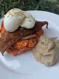 Smoked PiriPiri mackerel with tomato couscous and hummus