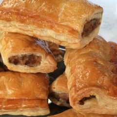 Vickys Christmas Leftovers Sausage Rolls, GF DF EF SF NF A picture of Vickys Christmas Leftovers Sausage Rolls, GF DF EF SF NF.