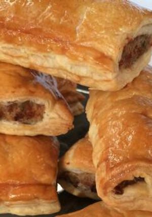 A picture of Vickys Christmas Leftovers Sausage Rolls, GF DF EF SF NF.