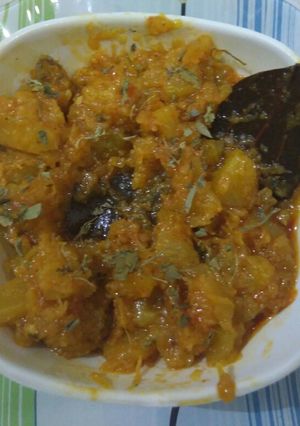A picture of Pumpkin (petha) vegetable.