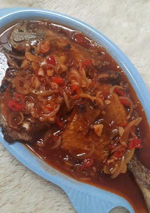 Foto resep Bawal Asam Manis