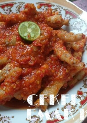 Foto resep Ceker pedas