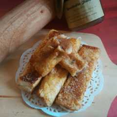 รูปของ Roll toast bread