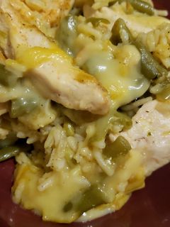 A picture of One pan chicken dish.