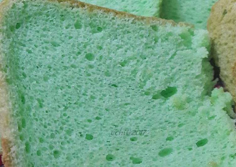 Bagaimana Menyiapkan Pandan Chiffon Cake (putih telur) Anti Gagal