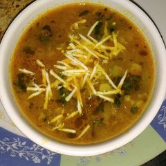 A picture of Mutter jhol.