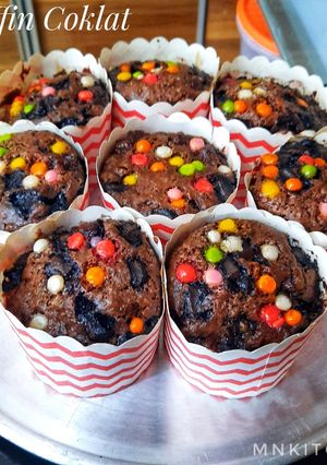 Foto resep Muffin Coklat Super Nyoklat, No Mixer ala Tintin Rayner