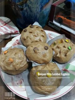 Foto resep Bakpao Milo Lembut Eggless