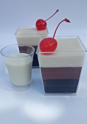 Foto resep Puding 3 lapis