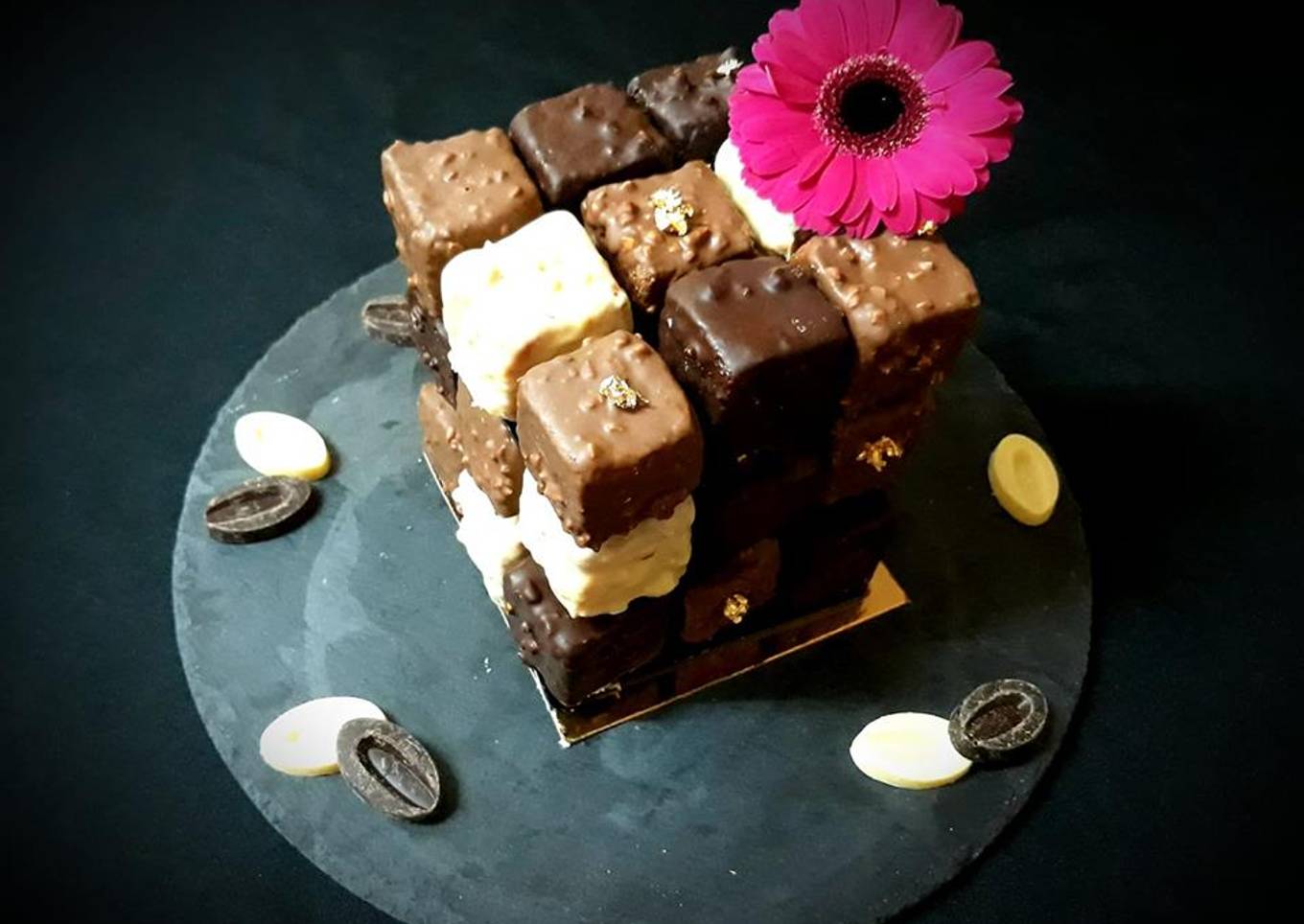Quatre quart, façon Rubik's cake