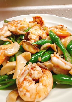 四季豆蝦仁 的食譜成品照片