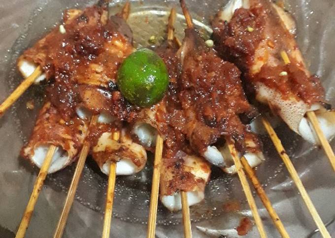 Resep Sate Cumi Cumi Oleh Suci Lukitowati Cookpad