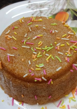 A picture of Butterscotch toffee sheera.