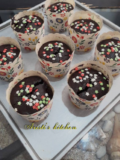 Foto resep Chocolate custard muffin
