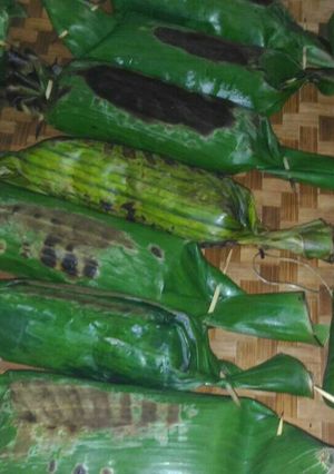 Foto resep Nasi bakar ayam teri