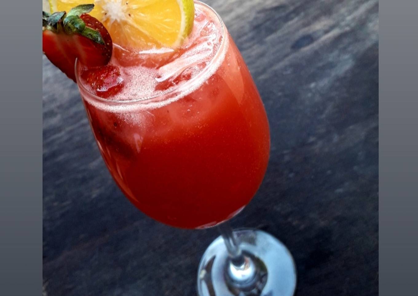 Watermelon and Strawberry Punch