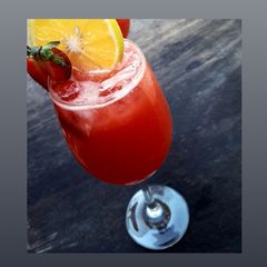 A picture of Watermelon and Strawberry Punch.