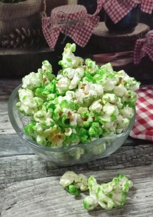 Foto resep Popcorn Pandan