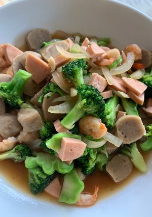Foto resep Brokoli Udang Saos Tiram
