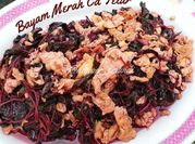 Gambar tumis bayam merah