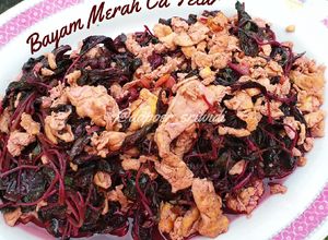 Foto resep Bayam Merah Ca Telur