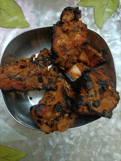 தந்தூரி சிக்கன்(tandoori chicken recipe in tamil) செய்முறை முக்கிய புகைப்படம்