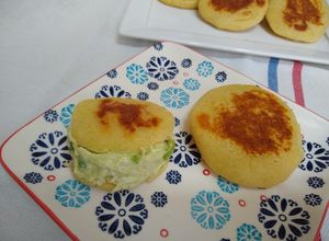 Una foto de Arepas