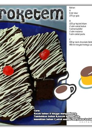 Foto resep Brownies ketan hitam