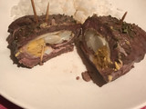 Arrollado de carne al horno