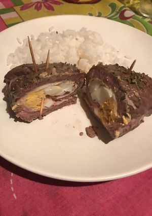Una foto de Arrollado de carne al horno