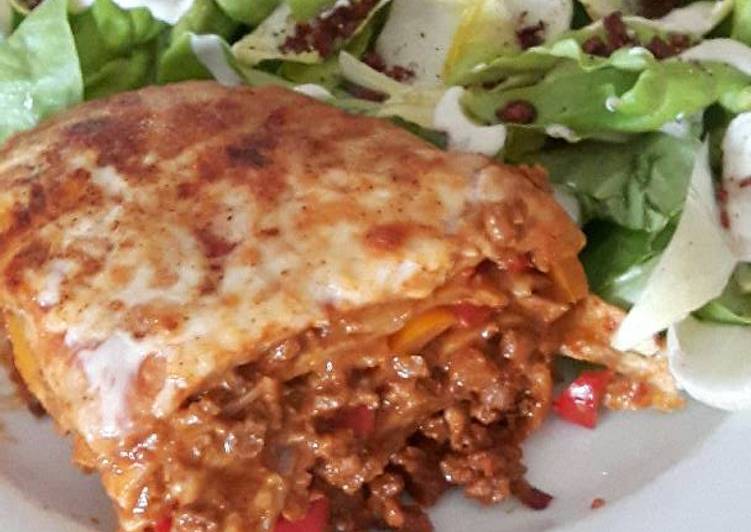 Recipe of Ultimate Vegetarian mexican lasagna