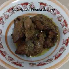 Hati Ayam bumbu kuning রেসিপির প্রধান ছবি