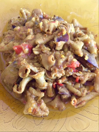 Langkah Gampang Menyiapkan Resep [no msg] Usus ati ampela bumbu kuning pedas yang Bisa Manjain Lidah Anti Ribet, Menggugah Selera