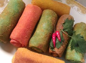 Foto resep Rainbow risoles with curry #pr_risolesdkk