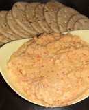 Hummus de Garbanzos con Morrón Asado o Dip de Garbanzos con Morrón Ahumado