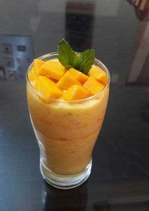 A picture of Mango falooda.
