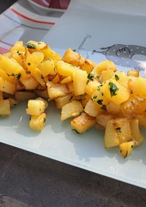 Une photo de Pomme de terre façon Batata harra