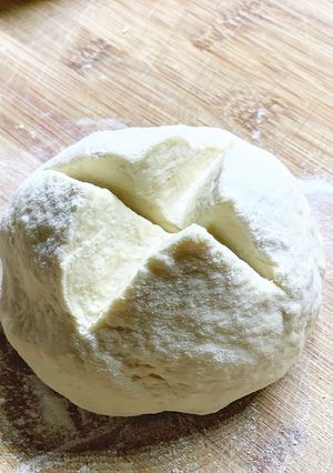 A picture of Pizza Dough (Homemade by Hand).